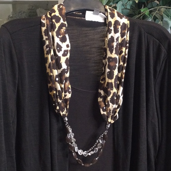 EUC JM Collection Cardigan Scarf Set, XL - Picture 2 of 13